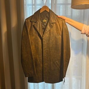 Men's Brown Leather Jacket